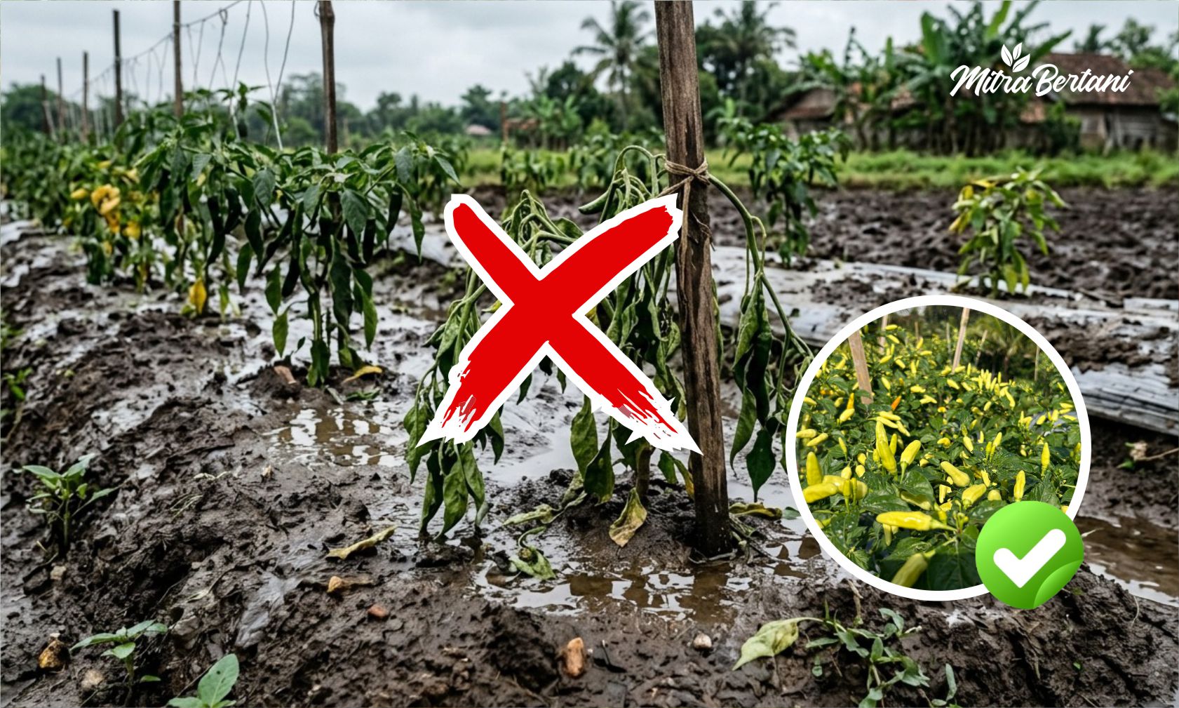 Tanaman Cabai Layu Jangan Dicabut Dulu! 3 Kali Kocor Fungisida Ini Bisa Menghentikan Penyebaran Layu