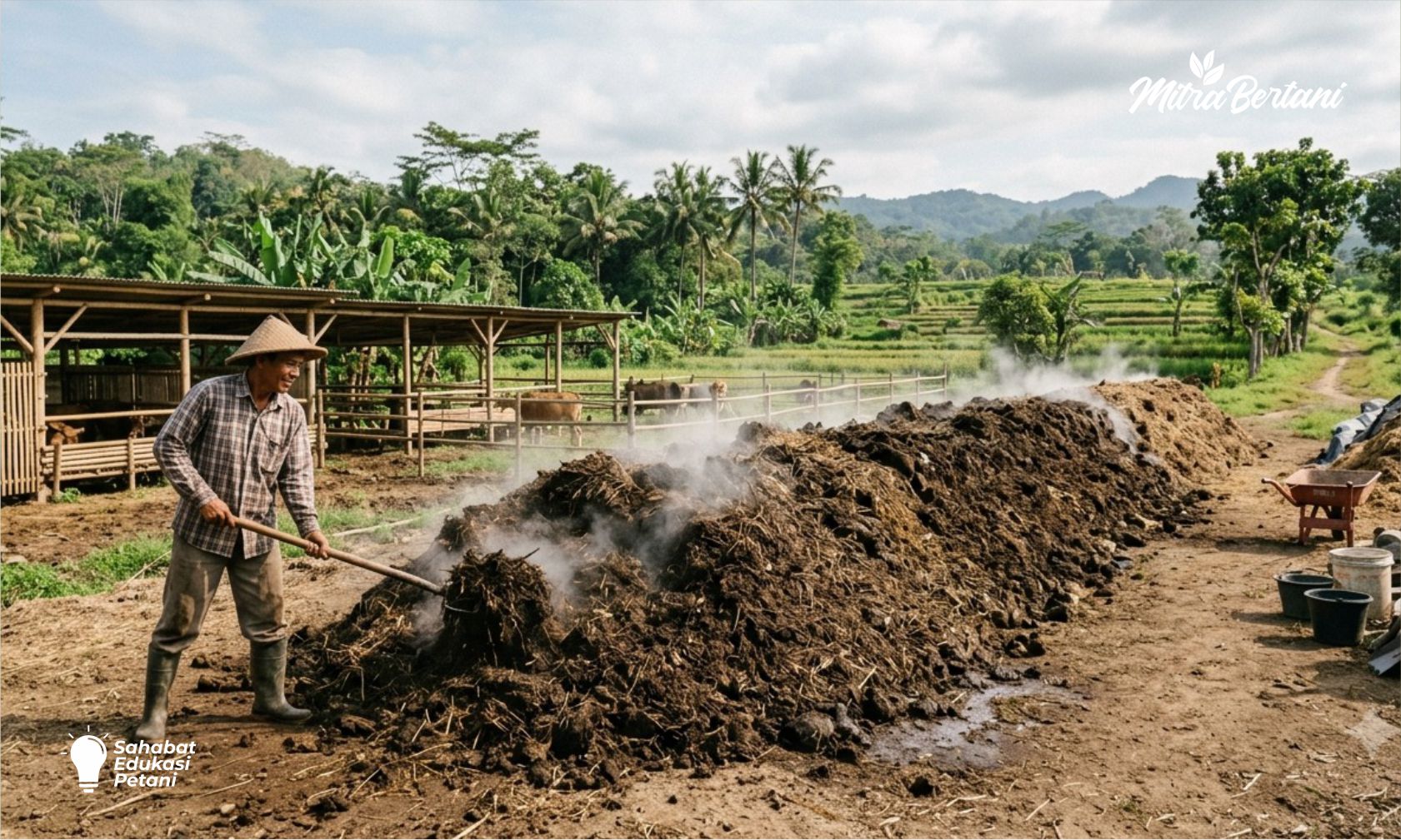 99% PETANI MASIH SALAH! BEGINI CARA MENGGUNAKAN PUPUK KANDANG AGAR CABAI TIDAK LAYU DAN BEBAS PENYAKIT